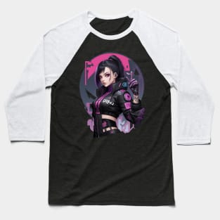 cyber girl Baseball T-Shirt